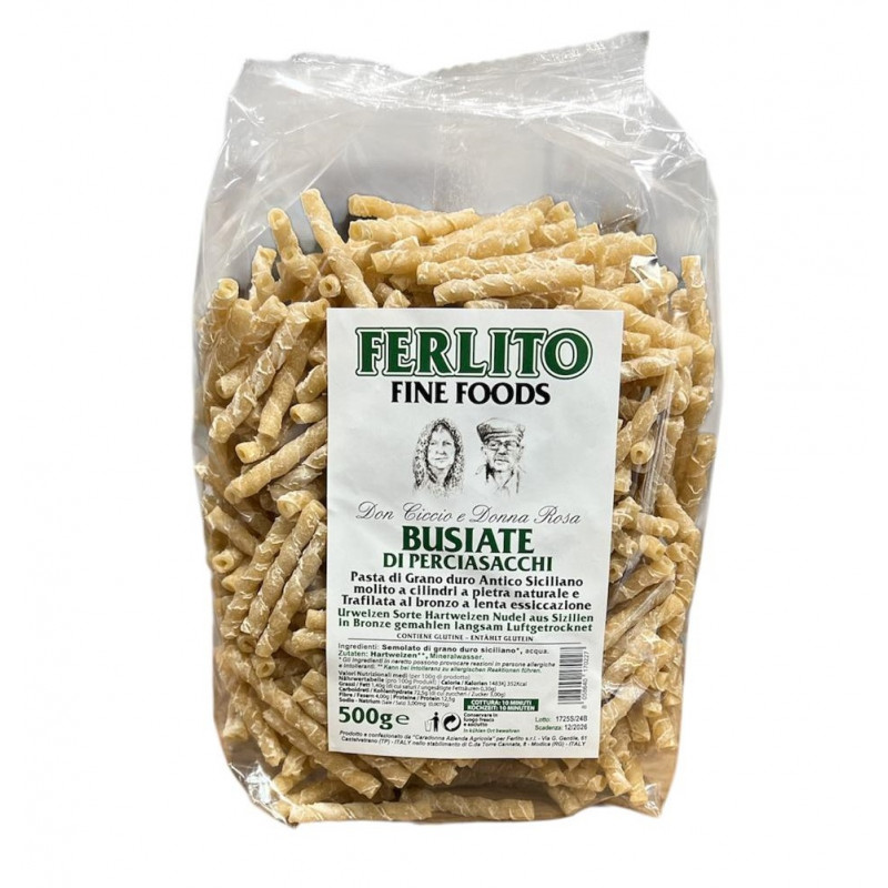 Ferlito - Busiate di Perciasacchi - hand made - 500g