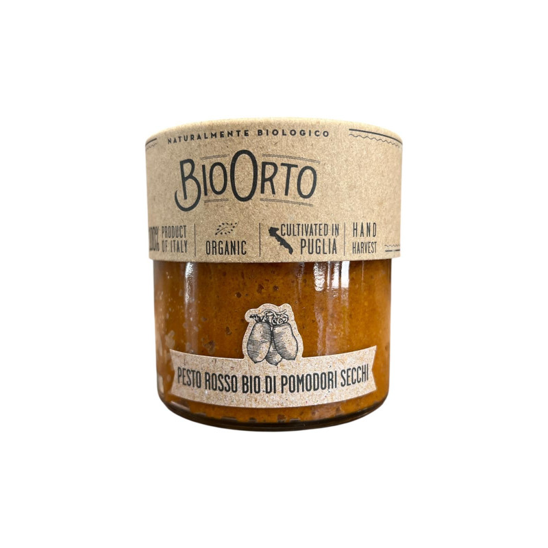 Bio Orto - Pesto rosso - BIO - pomodori secchi - 175g