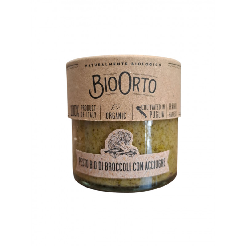 Bio Orto - Pesto di broccoli con acciughe - BIO - 175g