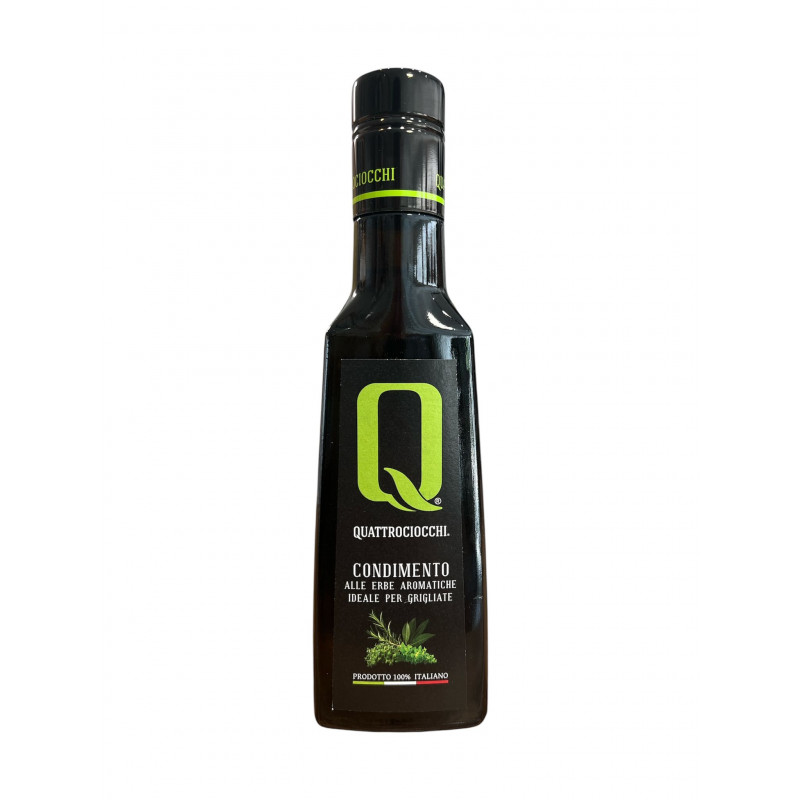 Quattrociocchi - Alle erbe aromatiche ideale per grigliate - BIO - Aromatisiertes Olivenöl - 250ml