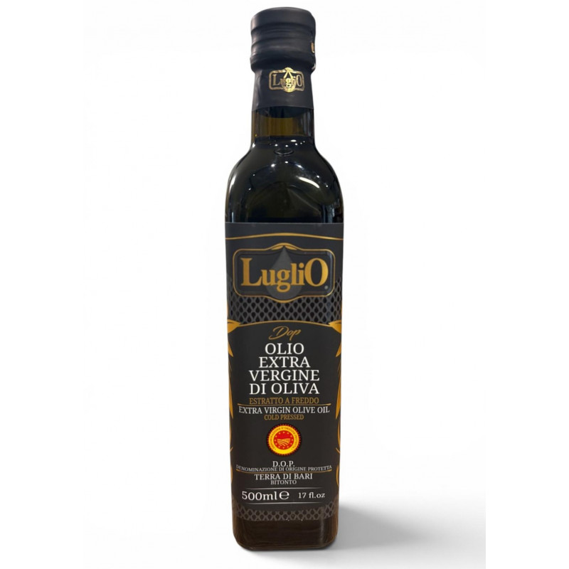 Olio Luglio - Terra di Bari - Bitonto - DOP - Natives Olivenöl extra - 100% italienisch - 500ml