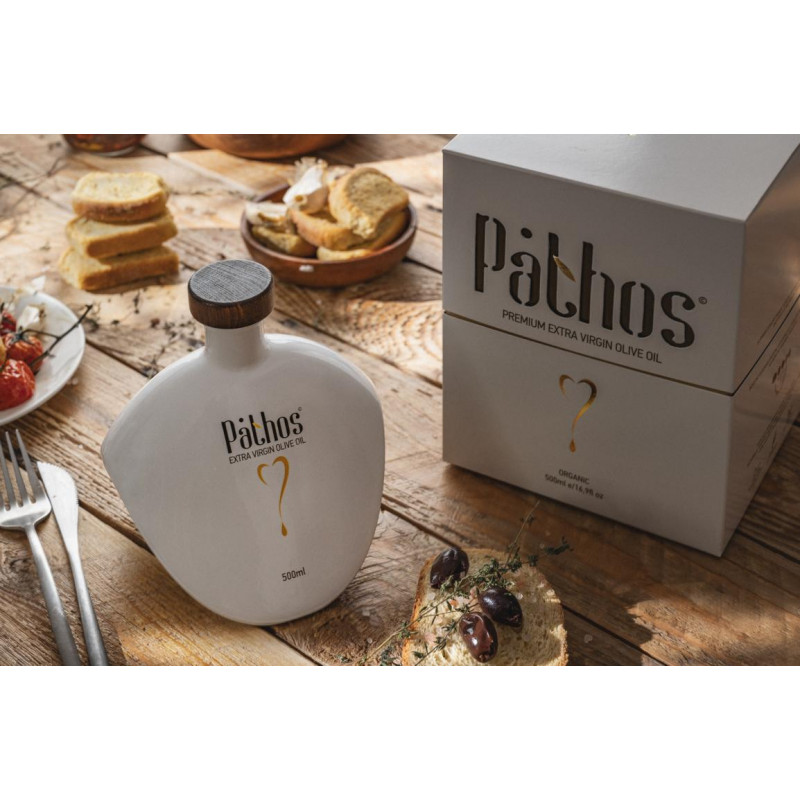 Pathos - Natives Olivenöl extra - GESCHENKBOX -500ml front