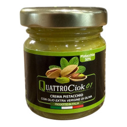 QuattroCiok 01 – Pistaziencreme mit 50 % Pistazien und nativem Olivenöl