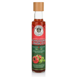 Mussini Pomodoro e Basilico – Premium Condimento mit Tomate - Basilikum – 250 ml