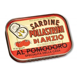 Sardine Pollastrini - Sardinenfilets eingelegt Tomatensauce - 100g