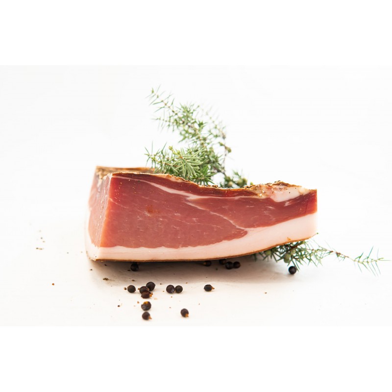 Huber Speck - Traditional southtyrolean  Speck from Voiana 8 months - ca. 500g